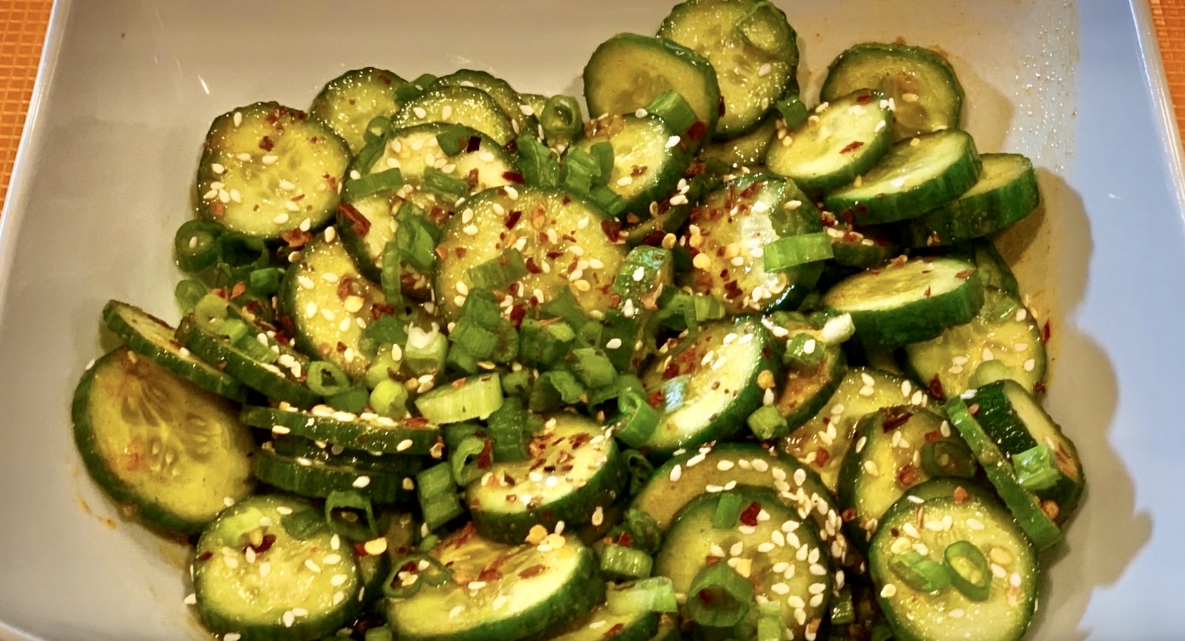 Spicy Korean Cucumber Salad