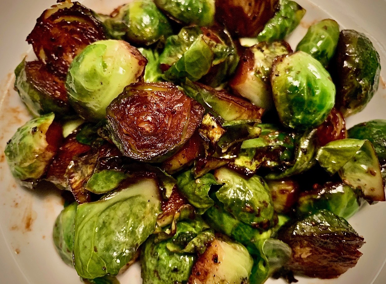 Garlic, Parmigiana, Brussel Sprouts