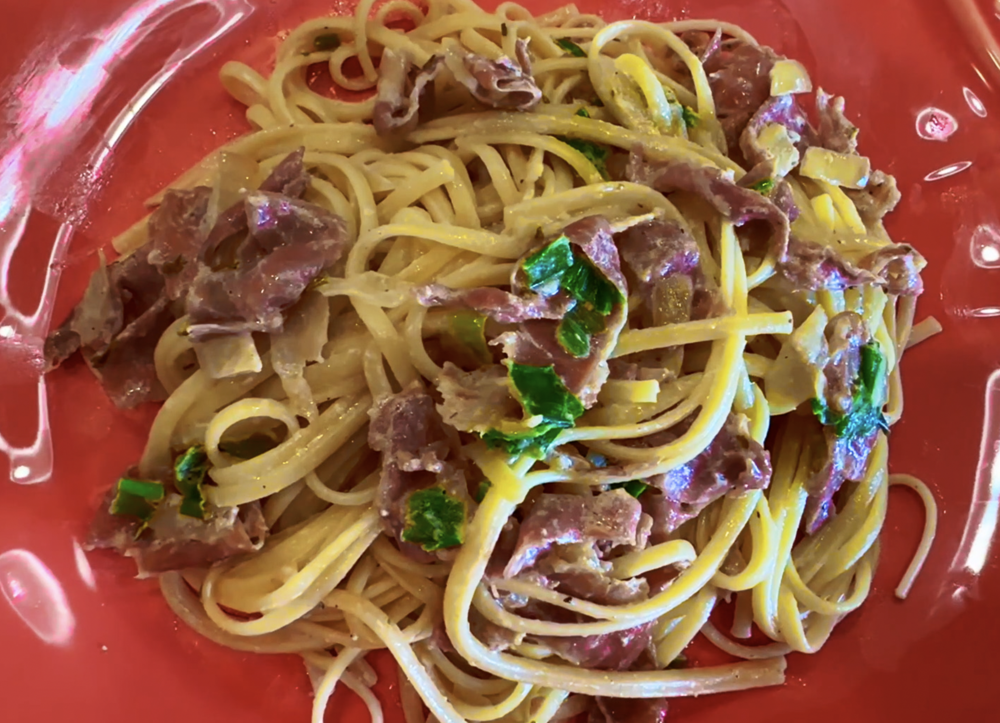 Vito’s Linguine Fini Carbonara