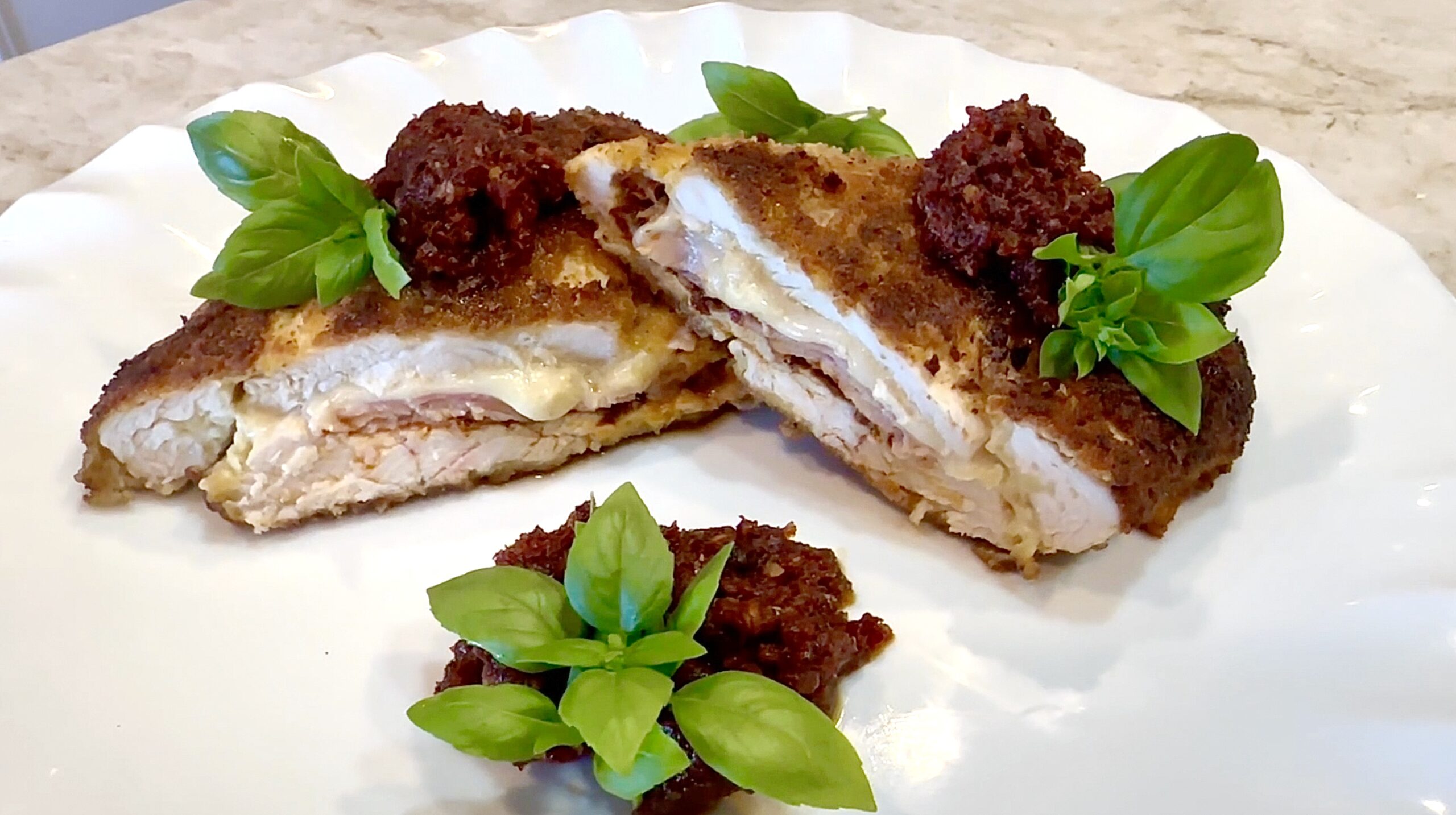 Vito's Cordon Bleu With Tomesto Sauce